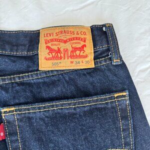 New Mens Levis 505 Jeans 34 x 30